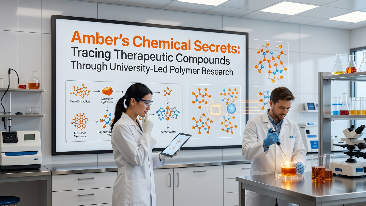 Amber's Chemical Secrets: Tracing Therapeutic Compounds Through University-Led Polymer Research